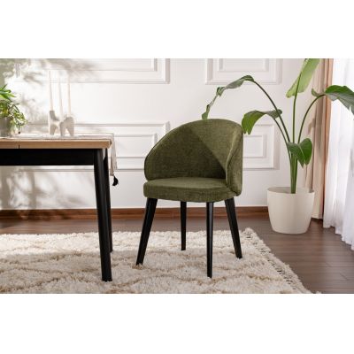 Set scaune 2 piese, Wayland, Bentley, Verde/Negru