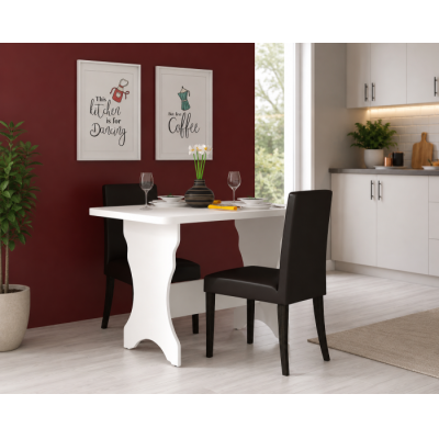 Masa Bucatarie  KC-2 UA 90x60x73 cm Alb