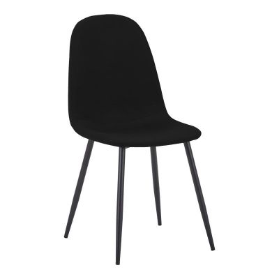 Scaun Bella Negru 43x52x88 cm