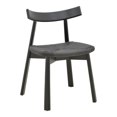 Scaun Clareta Negru 53x55x79 cm