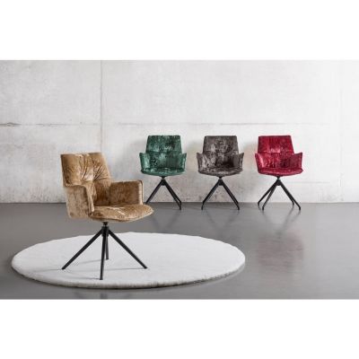 SCAUN CU BRAțE in negru, taupe SCAUN CU BRAțE in negru, taupe