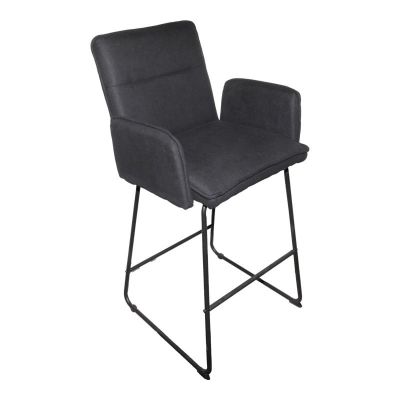 Scaun de bar Essential Negru 57x64.5x107 cm