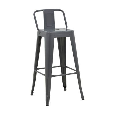 Scaun de bar Utopia Gri 42x42x86 cm