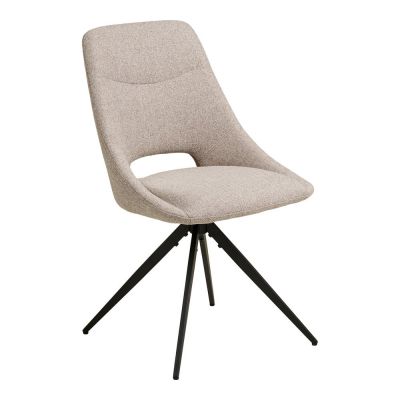 Scaun de dining bej tapițat Dokka – House Nordic