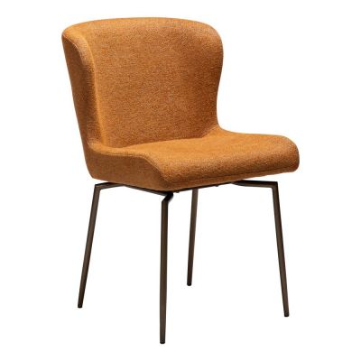 Scaun de dining maro tapițat Glam – DAN-FORM Denmark