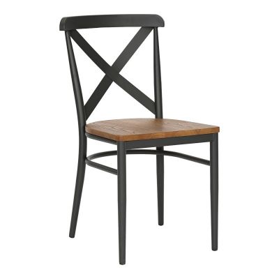 Scaun Ferona Gri inchis 52.5x44.5x84 cm