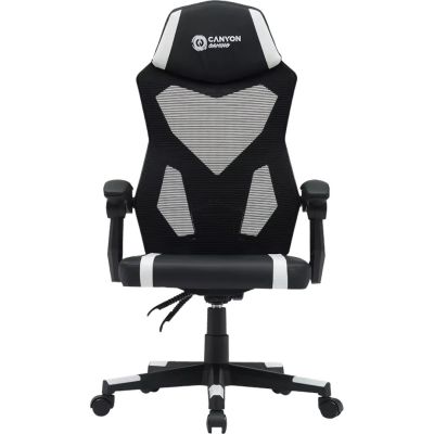 Scaun gaming Canyon Flow MCH01 Black White Scaun gaming Canyon Flow MCH01 Black White