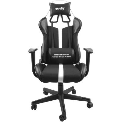 Scaun gaming Fury Avenger XL Black-White Scaun gaming Fury Avenger XL Black-White
