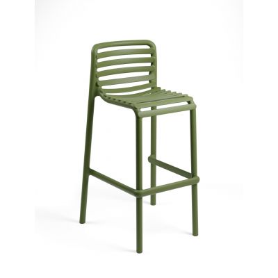 Scaun inalt exterior Nardi Doga Stool  h75cm  verde agave