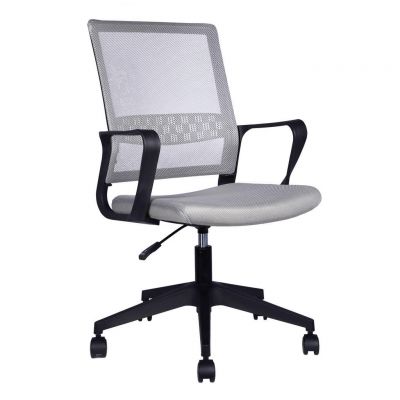 SCAUN ROTATIV plasă tensionată gri, negru