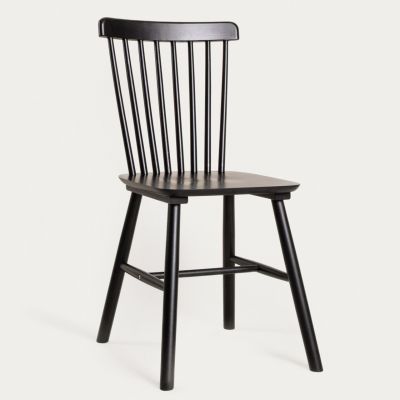 Scaun Vici, Homla, 52x46x92 cm, lemn, negru