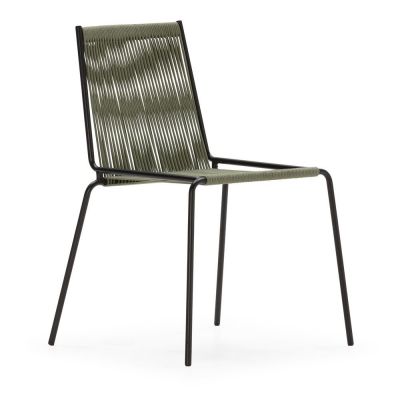 Scaune de dining verzi stivuibile 2 buc. din metal Emily – Marckeric Scaune de dining verzi stivuibile 2 buc. din metal Emily – Marckeric