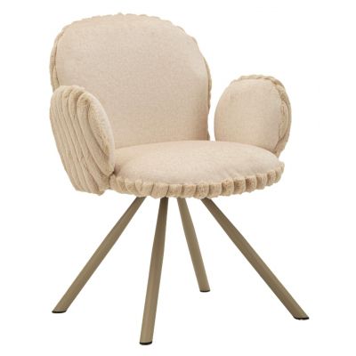 Set 2 scaune Stockholm -B, Mauro Ferretti, 64x68x83 cm, fier/poliester, crem