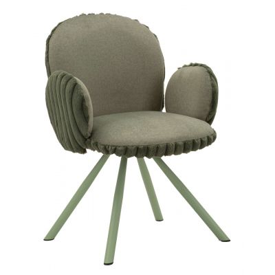 Set 2 scaune Stockholm -B, Mauro Ferretti, 64x68x83 cm, fier/poliester, verde