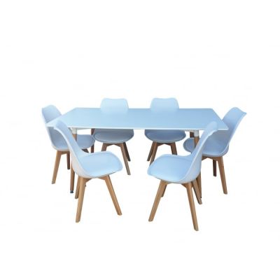 Set Masa Cu 6 Scaune HB01 Mare 160 cm