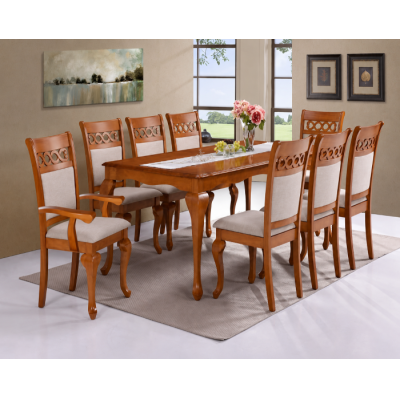 Set masa RH7062T cu 6 scaune RH8087C cu 2 scaune RH8087CA Oak
