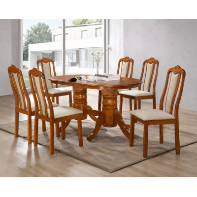 Set RH7017T+6RH558C RH Oak,150x90x76 cm