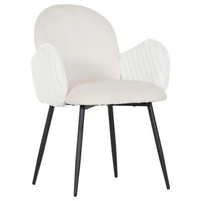 Scaun Cu Brațe din textil, bej