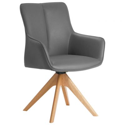 SCAUN CU BRAțE in gri