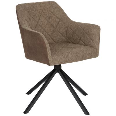 SCAUN CU BRAțE in negru, bej