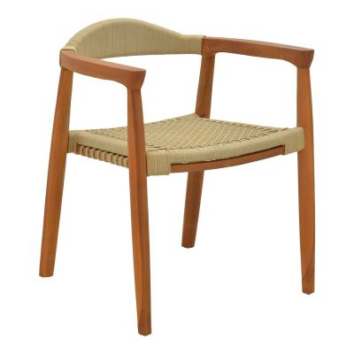 Scaun cu Brate Model Ganny, Natur, 61x58x71 cm