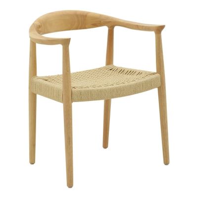 Scaun cu Brate Model Juvan, Natur, 64x53x77 cm