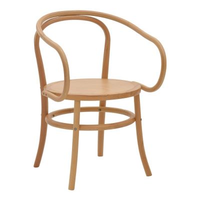 Scaun cu Brate Model Verfie, Natur, 55x50x83 cm