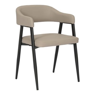 Scaun cu brate Sezan Gri deschis 56x55x78 cm