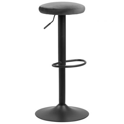 Scaun De Bar din textil, gri închis