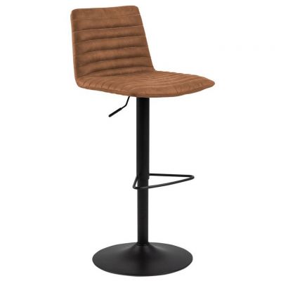 Scaun De Bar din textil, maro