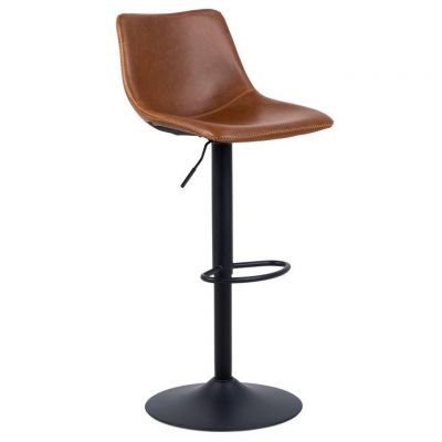 Scaun De Bar din textil, maro