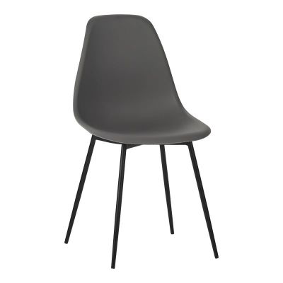 Scaun Model Ballen, Antracit, 41.5x53x84.5 cm