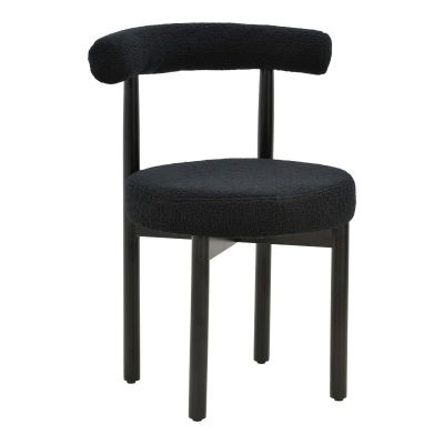 Scaun Model Fenza, Negru, 60x54x75 cm