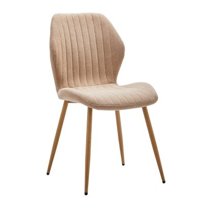 Scaun Model Fersity, Bej/Natur, 48x56.5x85.5 cm