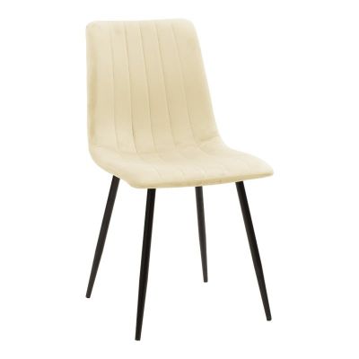 Scaun Model Noor, Bej/Negru , 44x53x86 cm