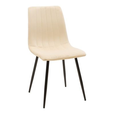 Scaun Model Noor, Bej/Negru , 44x53x86 cm