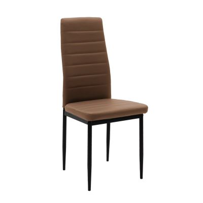 Scaun Model Parker, Cappuccino/Negru, 42x48x98 cm