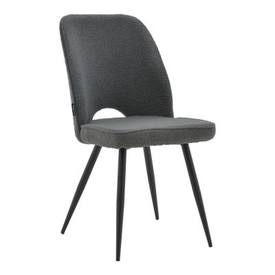 Scaun Model Renish, Gri/Negru, 61x47x91.5 cm