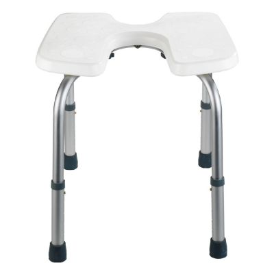 Scaun pentru duș Wenko Hygienic Stool White, 53 x 46 cm