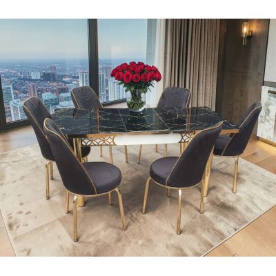 Set Masa Cu 6 Scaune Altin 3