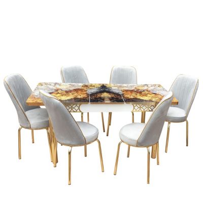 Set masa cu 6 scaune ALTIN 6