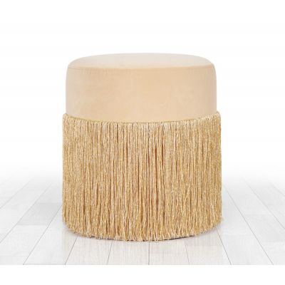 Taburet Andalusi Crem 45x47 cm