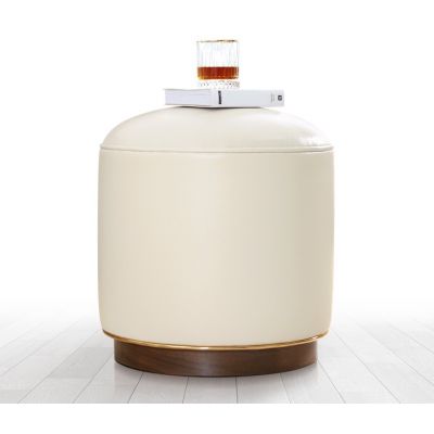 Taburet Bilal Bej 45x47 cm