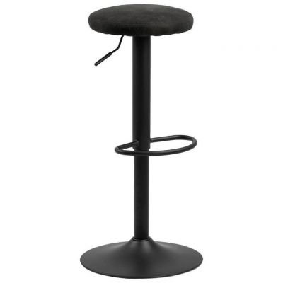 TABURET DE BAR in textil antracit