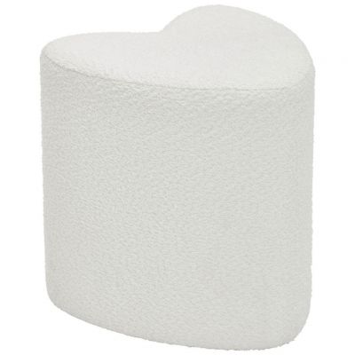 TABURET in textil, material pe bază de lemn alb