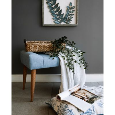 Taburet New Albastru indigo 58x45x40 cm