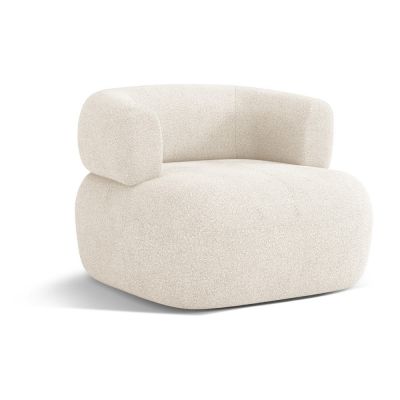 Fotoliu bej cu tapiÈerie din ÈesÄturÄbouclÃ© Jenny âMicadoni Home