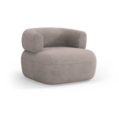 Fotoliu bej cu tapiÈu009Berie din stofÄbouclÃ© Jenny âu0080Micadoni Home