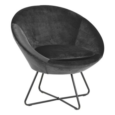 Fotoliu cu husÄdin catifea Actona Center, gri