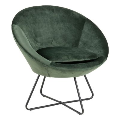 Fotoliu cu husÄdin catifea Actona Center, verde